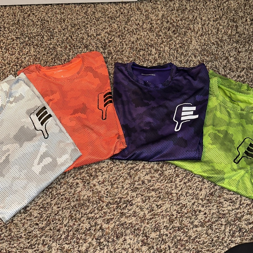 Set of 4 pickleball shirts